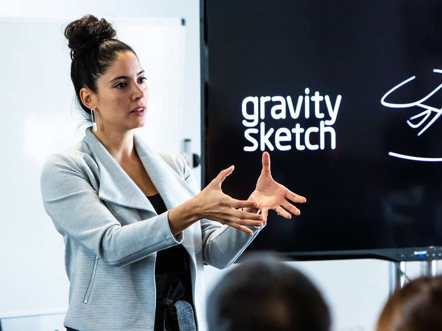 Daniela Paredes Fuentes, Co-Founder of Gravity Sketch, an InnovationRCA Incubated Start-Up