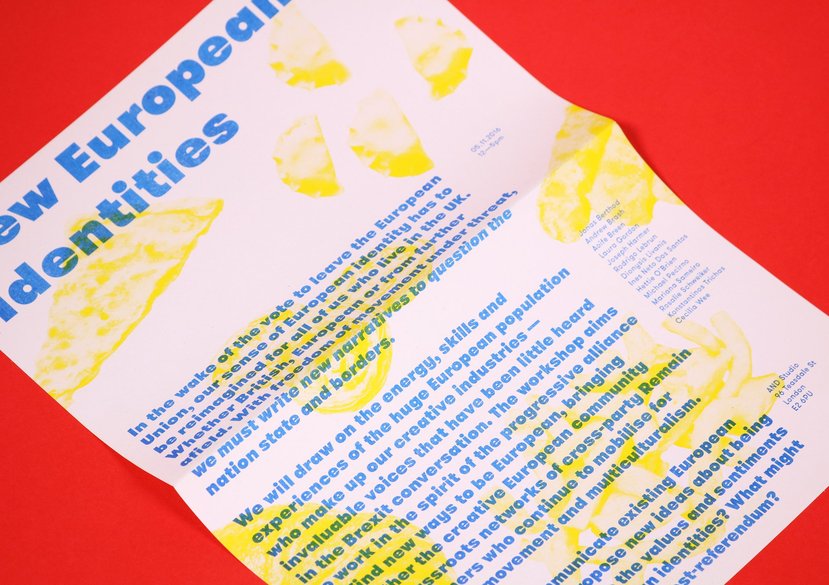 New European Identities New European Identities workshop, in collaboration with Cecilia Wee