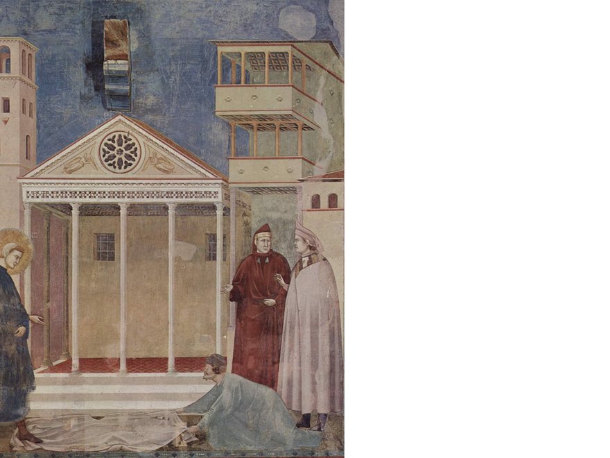 Detail of medieval painting