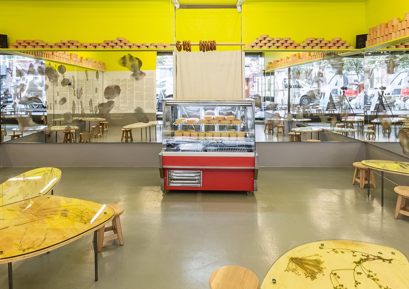 Wallowland (Çamuralem). Cooking Sections, 2022. Installation view, Istanbul Art Biennial. Image: Cooking Sections.