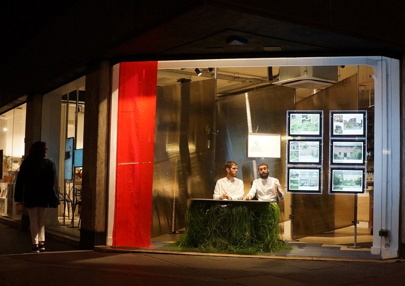 Devaluing Property Real Estate Agency. Cooking Sections, 2016. Performative installation at The Empire Remains Shop, London. Image: Cooking Sections.