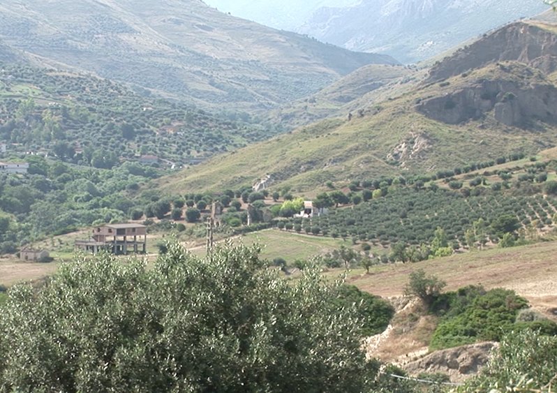 Cassano all'ionio (Italy), is a town where undocumented migrants are exploited within agricultural sectors. Still from Regime of Calculations (2023).