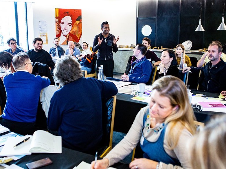 Creative Leadership open Masterclass at the RCA, 2019 (photo: Adam Hollingworth)