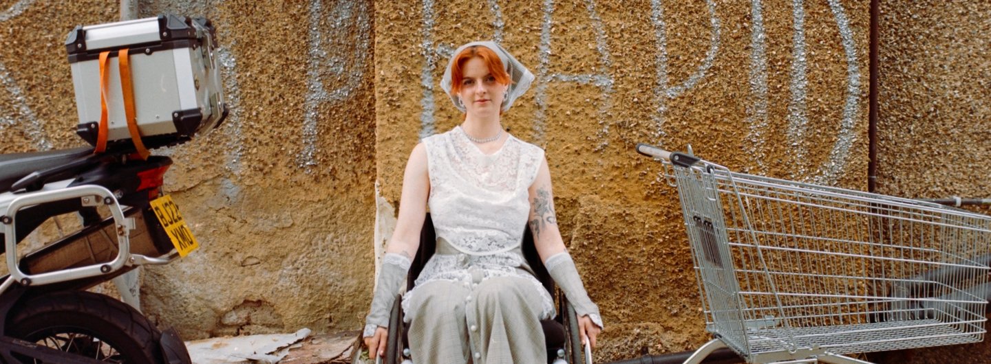 Capturing the daily life of wheelchair users. Design by Huili Jin, modelled by Zander Cossham.