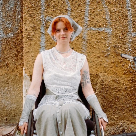 Capturing the daily life of wheelchair users. Design by Huili Jin, modelled by Zander Cossham.