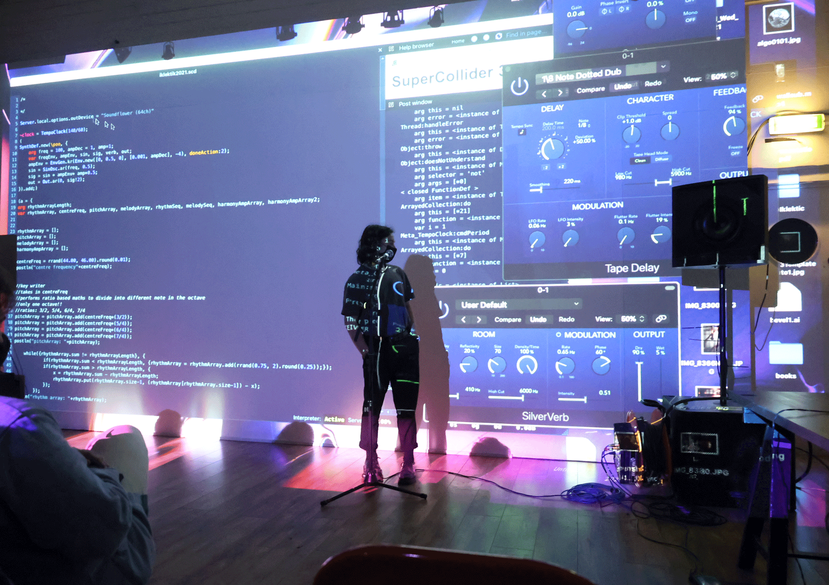 Sound students presenting at Iklectik, London, image Matt Lewis