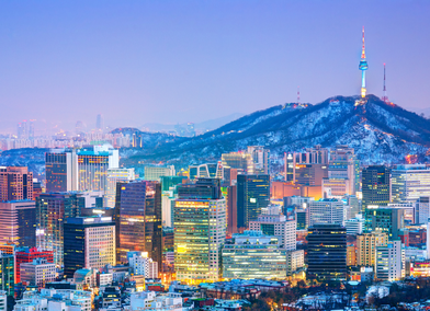 Landscape view of Seoul