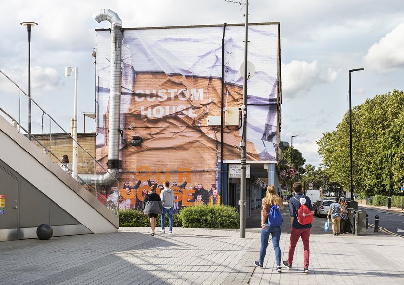 Custom House Is Our House. Commissioned by UP Projects for Royal Docks in Newham, 2018-19
