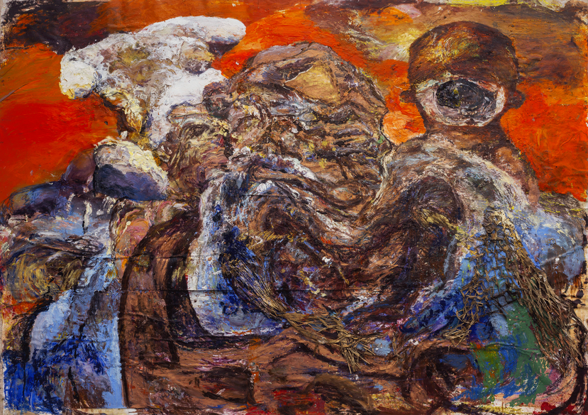 Come and See, oil on paper mounted on calico, 2023