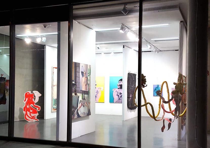 Painting from the Other Side exhibition installation image