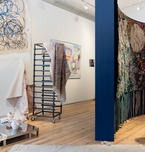 MA Painting, Alex Lewis, The Lost Art of Storytelling: Knightsbridge Carpet Emporium and MA Painting, Sophie Goodchild, Volcano, Crucible,Arena: Rubbing feet in the saft lava