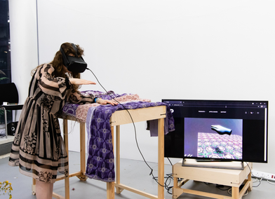 VR Embroidery by Ganit Goldstein (MA Textiles, 2021)