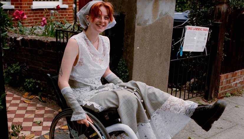Capturing the daily life of wheelchair users. Design by Huili Jin, modelled by Zander Cossham ， photographed by Yunhao Zhang.