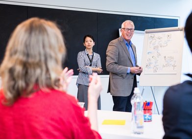 Jeremy Myerson gives a workshop