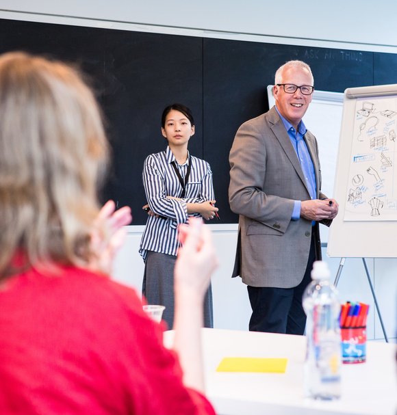 Jeremy Myerson gives a workshop