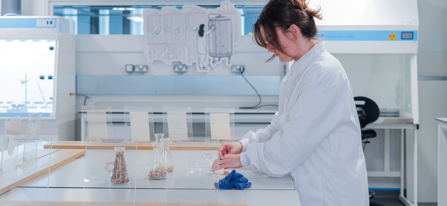 Researcher in the Bio Lab