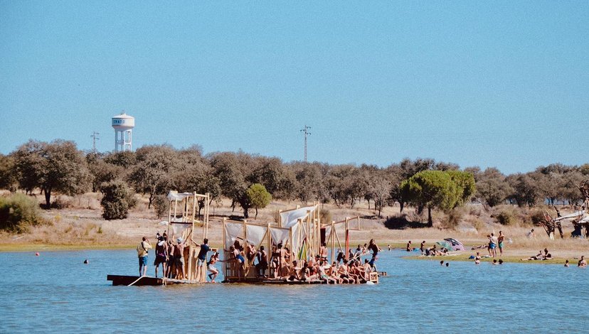Bad Waking Life music festival lakeside gondola by badweather