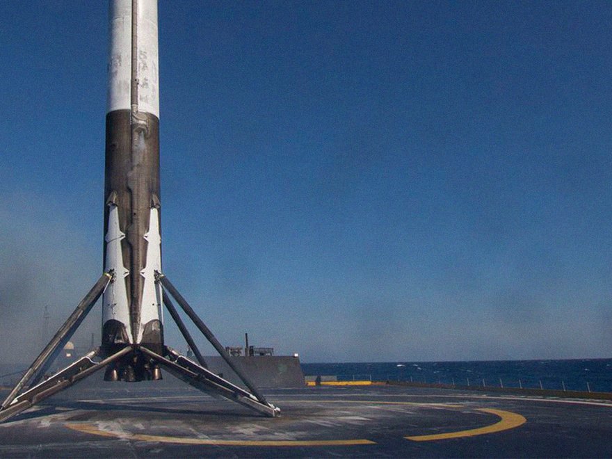 Close up of a rocket