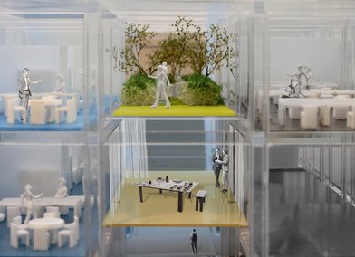 Royal College of Art Battersea South Campus (Visualisation), Herzog & de Meuron 2016 © Herzog & de Meuron