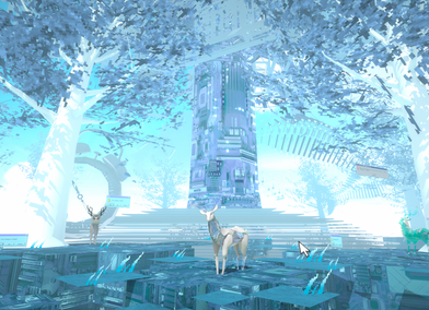 A still from Hyborg Agency by Yuqian Sun