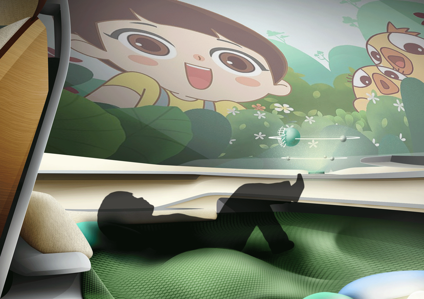 Prisms Concept Autonomous Vehicle interior design