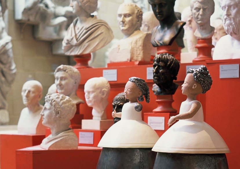 ‘The secret between I and I ‘ 2001 in the exhibition ‘Pressing Flesh', The Museum of Classical Archaeology, Cambridge, 2001