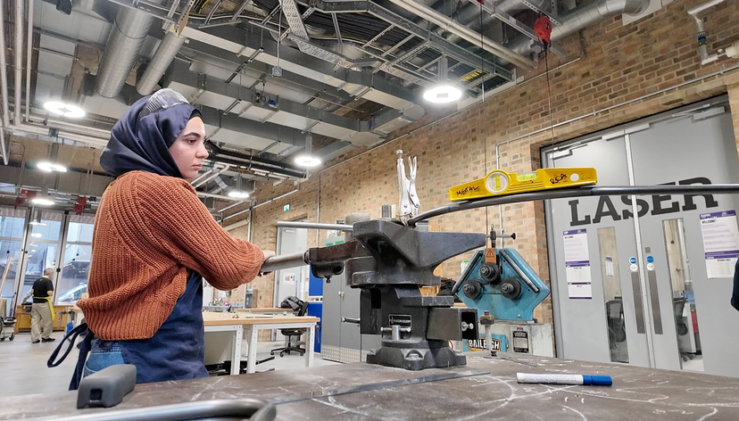 Somaiya Afzal in the studio. Design Products MA