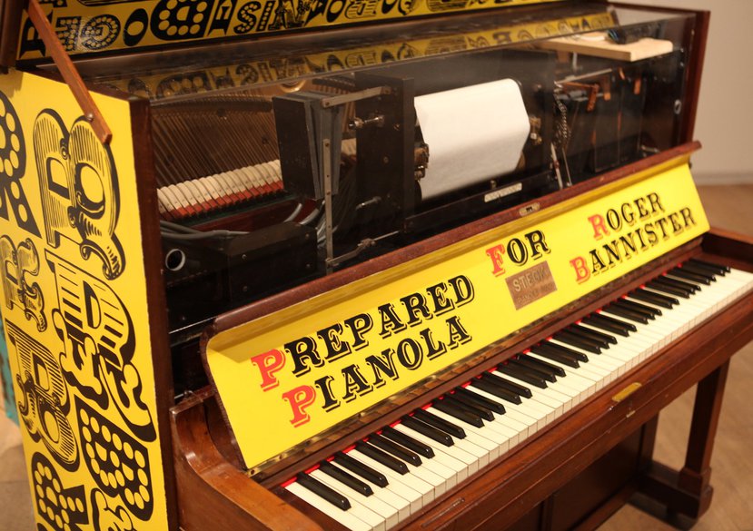 ‘4’33” (Prepared Pianola for Roger Bannister)’ Commissioned by the Government Arts Collection, Whitechapel Gallery, London