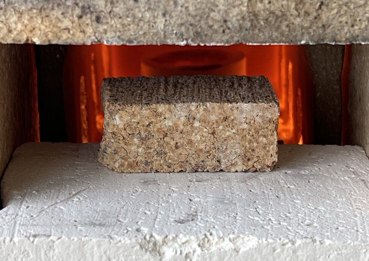 Looking into the muffle chamber during cupellation