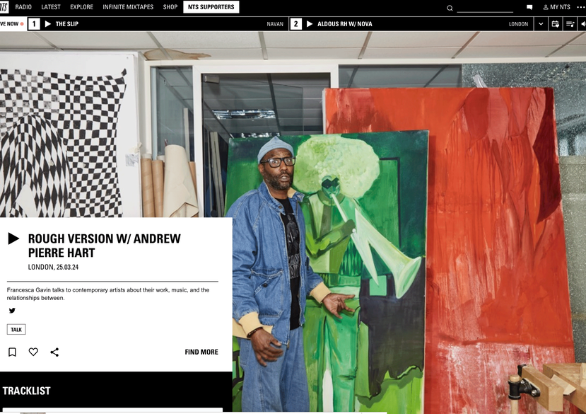 Rough version, NTS radio podcast, 2024