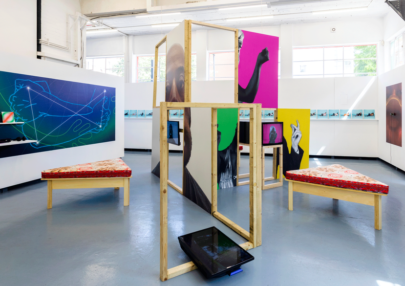 Trustful Strangers Induce Fearless Aliens, Installation at The Showroom, 2026. Photo credit Cesare De Giglio.