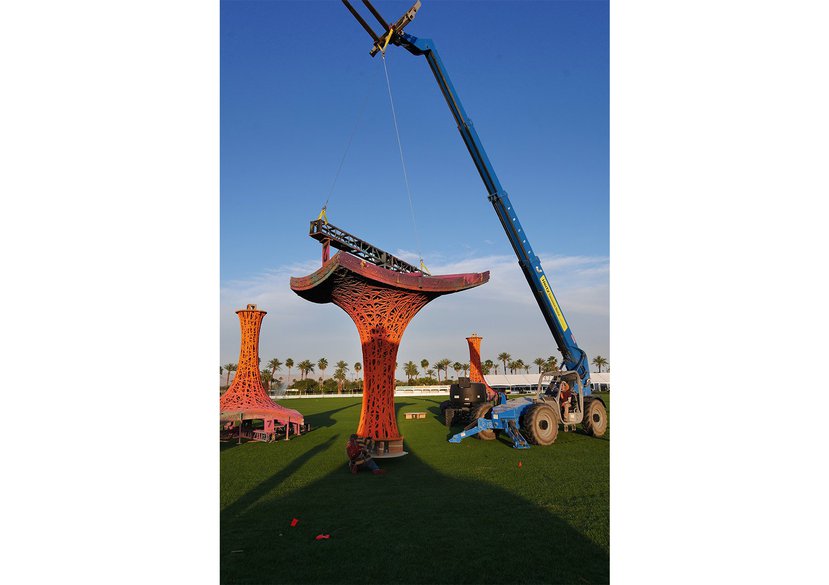 Coachella PaperPulp Pavlion, Ball Nogues, Palm Springs