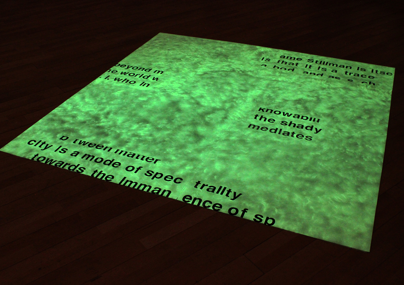 Visibility. NonVisibility. Invisibility_Phosphorescent powder pigment_Dimensions variable_2015