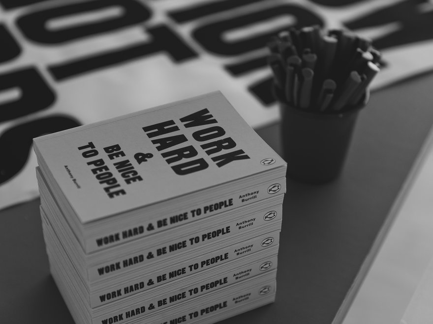 Anthony Burrill - In the studio