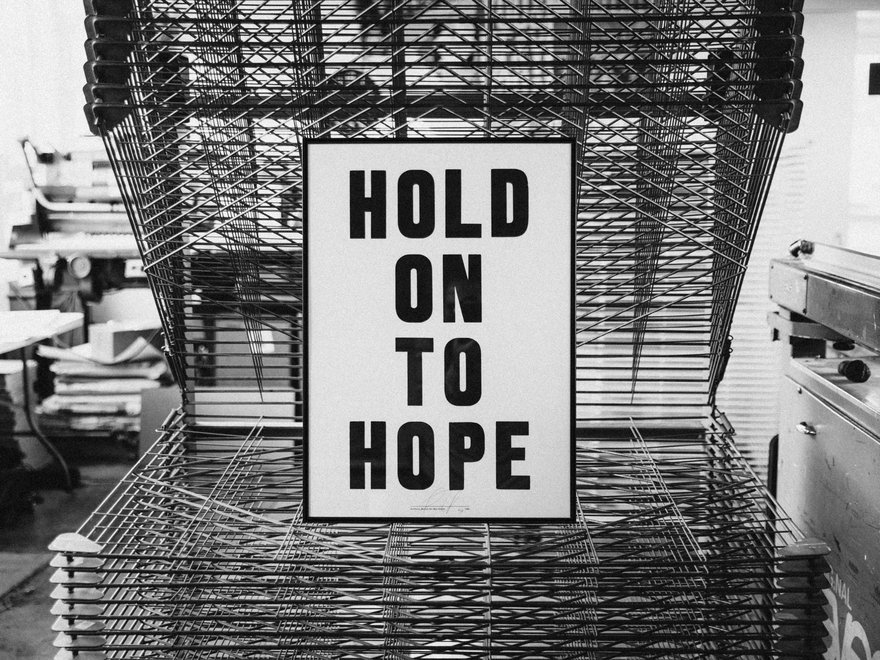 Anthony Burrill - Hope on to Hope - Warchild Owen Tozer ©