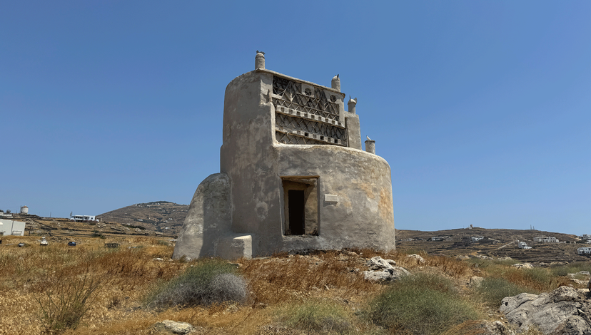A Pigeon Houses in a rocky landscape