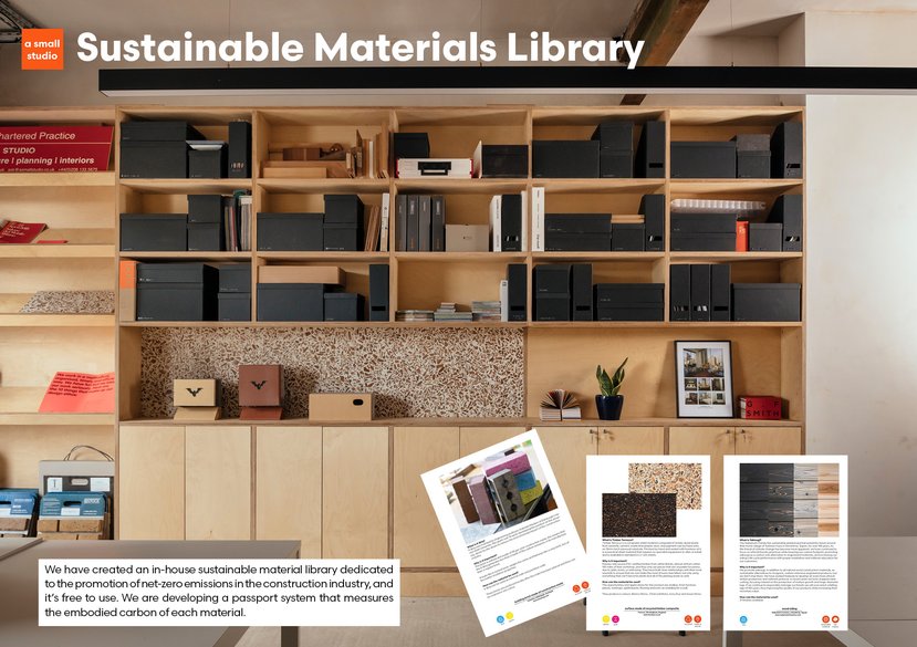 A Small Studio, Sustainable Materials Library