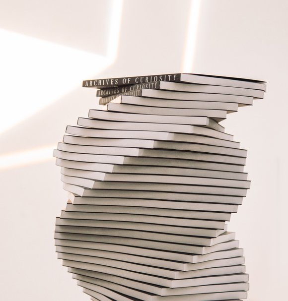 Archives of Curiosity. Launch Sculpture