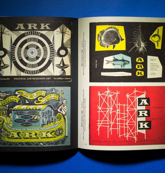 Spread from Ark: Words and Images from the RCA Magazine 1950-78
