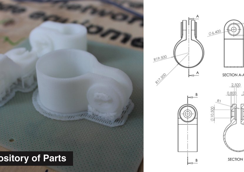 Clip it On workshop at Look Mum No Hands as part of the Artefact Cafe project