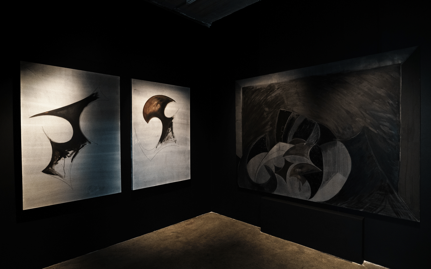 Artworks by Zinzi Minott (MA Painting) at RCA2026. Photo: Thomas Moen
