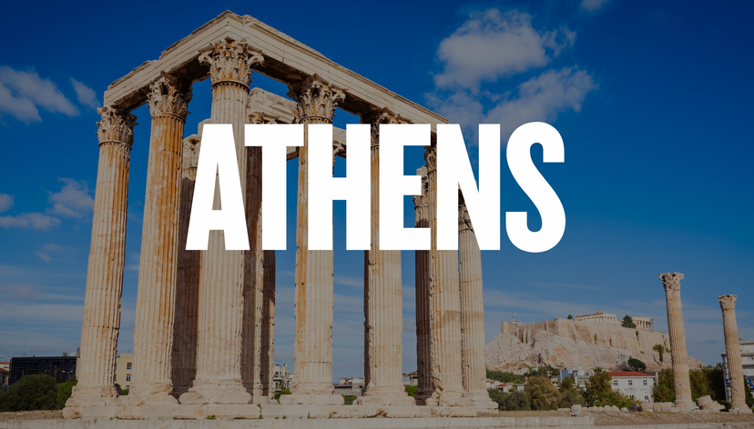 The Temple of Zeus, Athens, Greece