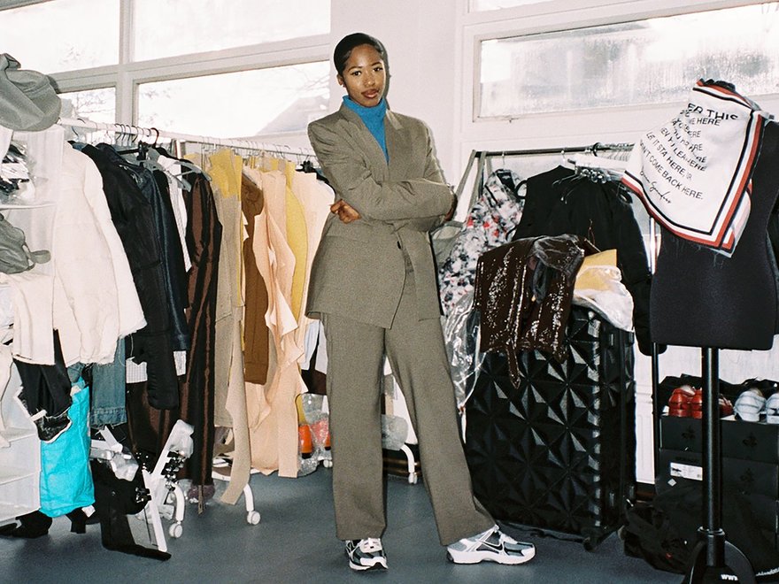 Bianca at her studio