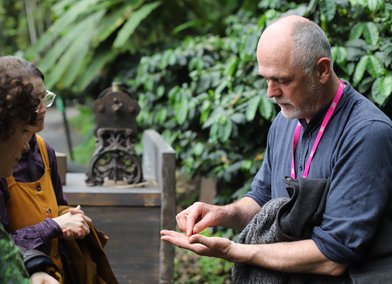 Bran Howell & the Ecological Citizens team at the Eden Project in Cornwall, April 2024