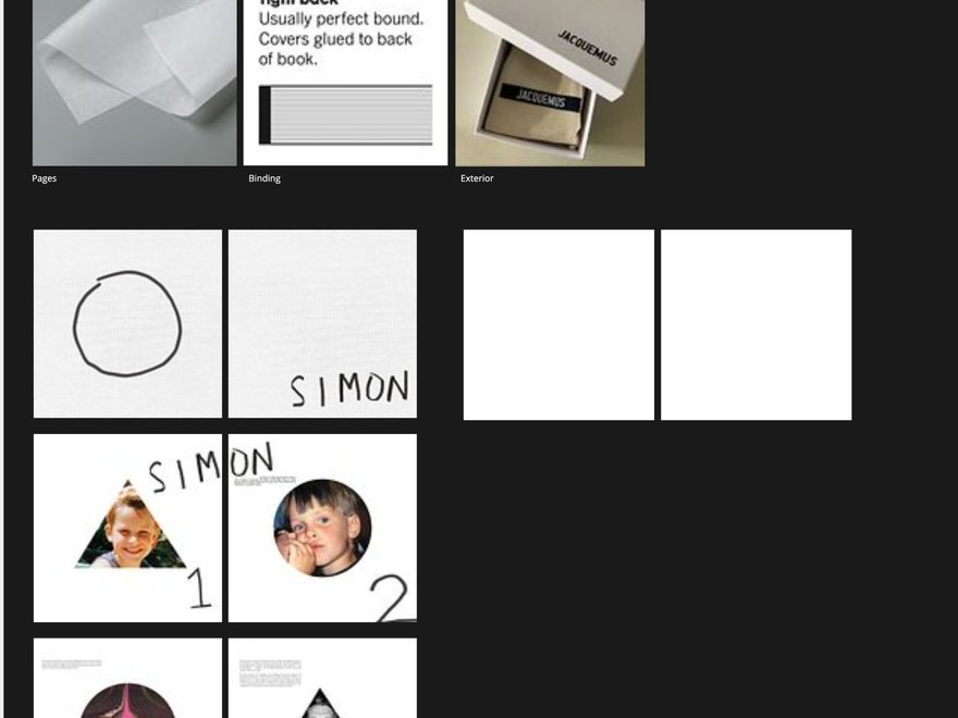A graphic design of an editorial layout