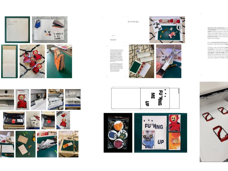 A graphic design of an editorial layout