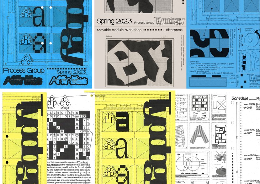 Typology course handout, MA Visual Communication, Spring 2023
