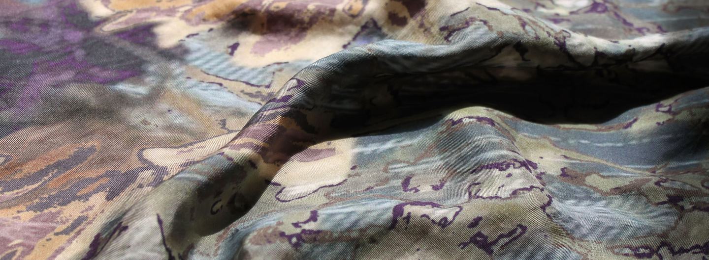 Detail of textile from RCA work by Ciara Harris