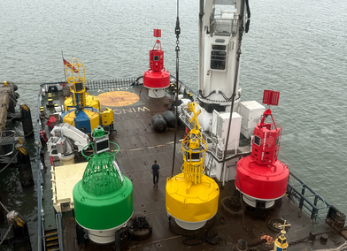 Visit to Harwich depot where Trinity House services UK aids to navigation. Photo: Professor Ashley Hall