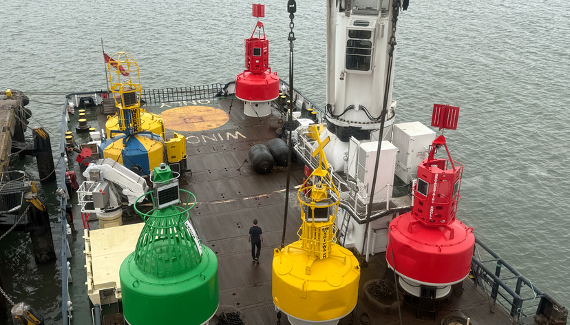 Visit to Harwich depot where Trinity House services UK aids to navigation. Photo: Professor Ashley Hall
